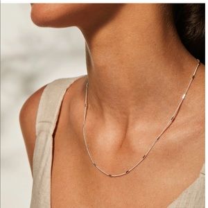 Jenny Bird Silver Thin Necklace